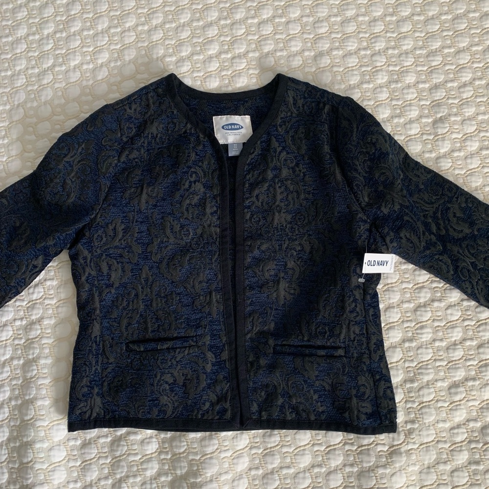 Old Navy Jacquard Open Jacket